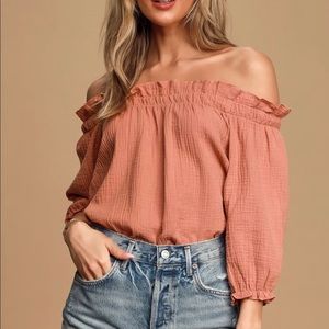 Off the shoulder top